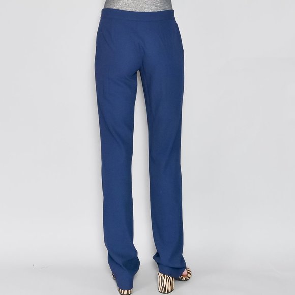 437. RALPH LAUREN Collection Navy Blue Trousers Medium 31”W - Picture 4 of 7